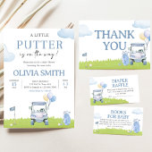 Invitation A Little Putter Golf Baby Shower