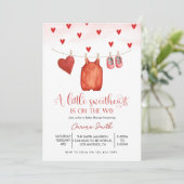 Invitation A  Little Sweetheart Baby Shower Party (Debout devant)