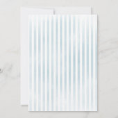 Invitation A little sweetheart Blue Boy Baby shower (Dos)