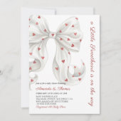 Invitation A Little sweetheart Gender Neutral Baby Shower (Devant)