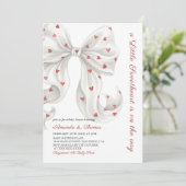 Invitation A Little sweetheart Gender Neutral Baby Shower (Debout devant)