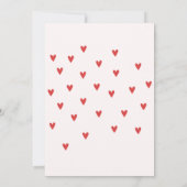 Invitation A little sweetheart Red Boy Baby shower  (Dos)