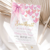 Invitation A Little Sweetheart Valentine Baby Is on her way 