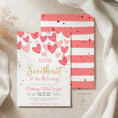 Invitation A Little Sweetheart Valentine Baby Is on her way 