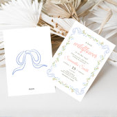 Invitation A Little Wildflower Baby Shower