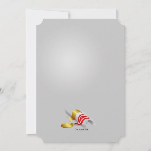 Invitation à l'obtention du diplôme (Dos)