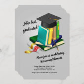 Invitation à l'obtention du diplôme (Devant / Derrière)