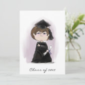 Invitation à l'obtention du diplôme (Debout devant)