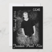 Invitation à l'obtention du diplôme (Devant)