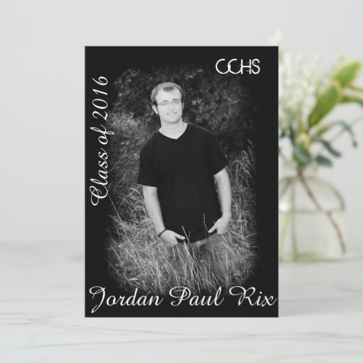 Invitation à l'obtention du diplôme (Debout devant)