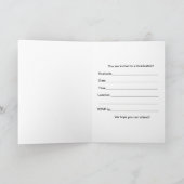 Invitation à l'obtention du diplôme (Intérieur)