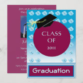 Invitation à l'obtention du diplôme (Devant / Derrière)