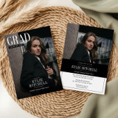 Invitation à l'obtention du diplôme de couverture 