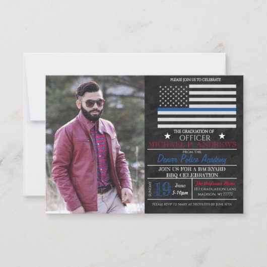  Invitation à l'obtention du diplôme de l'Académie (Devant)