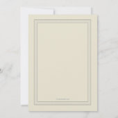 Invitation à l'obtention du diplôme de l'école de  (Dos)