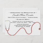 Invitation à l'obtention du diplôme de l'école Méd (Devant / Derrière)