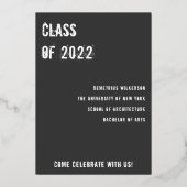 Invitation à l'obtention du diplôme de l'Homme Noi (Verso)