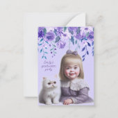 Invitation à l'obtention du diplôme de petite fill (Devant)