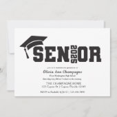 Invitation à l'obtention du diplôme - Senior 2025 (Devant)