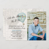 Invitation à l'obtention d'un diplôme de garçon de (Devant / Derrière)