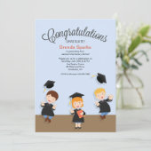 Invitation à l'obtention d'un diplôme de jeune fil (Debout devant)