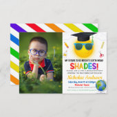 Invitation à l'obtention d'un diplôme de maternell (Devant / Derrière)