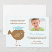 Invitation à l'obtention d'un diplôme de maternell (Devant / Derrière)