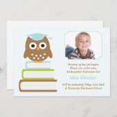 Invitation à l'obtention d'un diplôme de maternell (Devant / Derrière)