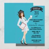 Invitation à l'obtention d'un diplôme d'études den (Devant / Derrière)