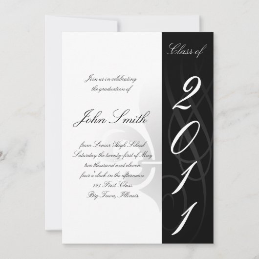 Invitation à l'obtention d'un diplôme d'études sec (Devant)