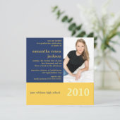 Invitation à l'obtention d'un diplôme d'études sup (Debout devant)