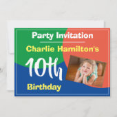 Invitation à l'occasion du 10e anniversaire avec p (Devant)