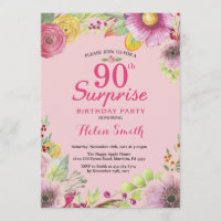 Invitation à l'occasion du 90e anniversaire de la
