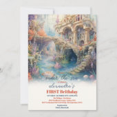 Invitation A L'OEIL De La Mer 1Er Anniversaire Sous La Mer (Devant)