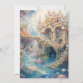 Invitation A L'OEIL De La Mer 1Er Anniversaire Sous La Mer (Dos)