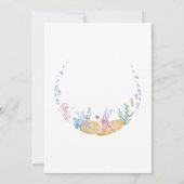 Invitation A L'OEIL De La Mer 1Er Anniversaire Sous La Mer (Dos)