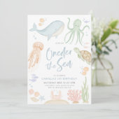 Invitation A L'OEIL De La Mer 1Er Anniversaire Sous La Mer (Debout devant)