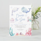 Invitation A L'OEIL De La Mer 1Er Anniversaire Sous La Mer (Debout devant)