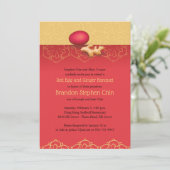 Invitation à l'oeuf rouge et au gingembre (Debout devant)