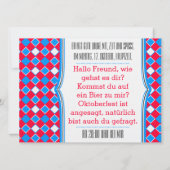 Invitation à l'Oktoberfest (Dos)