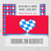 Invitation à l'Oktoberfest (Devant / Derrière)