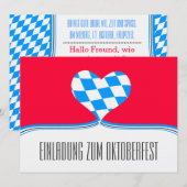 Invitation à l'Oktoberfest (Devant / Derrière)