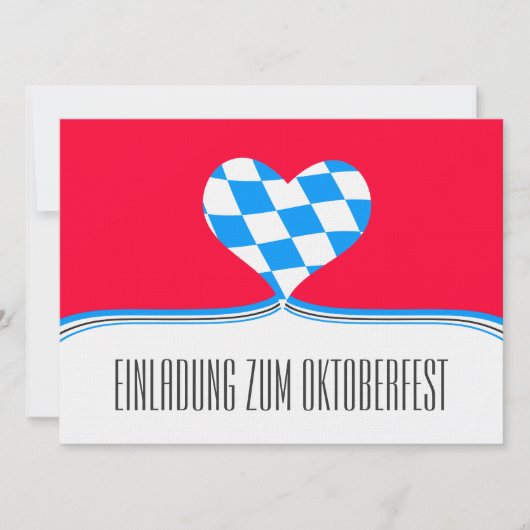 Invitation à l'Oktoberfest (Devant)