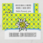 Invitation à l'Oktoberfest (Devant / Derrière)