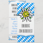 Invitation à l'Oktoberfest (Devant / Derrière)