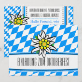 Invitation à l'Oktoberfest (Devant / Derrière)