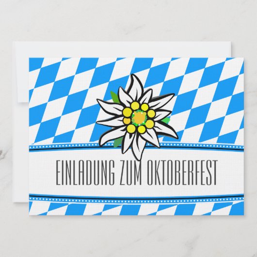 Invitation à l'Oktoberfest (Devant)
