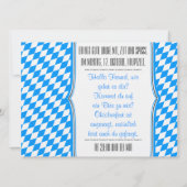 Invitation à l'Oktoberfest (Dos)