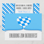 Invitation à l'Oktoberfest (Devant / Derrière)