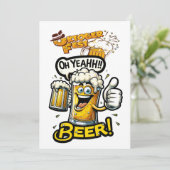 Invitation à l'OKTOBERFEST / Fête de la bière (Debout devant)